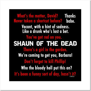 Shaun of the Dead Quotes Posters and Art